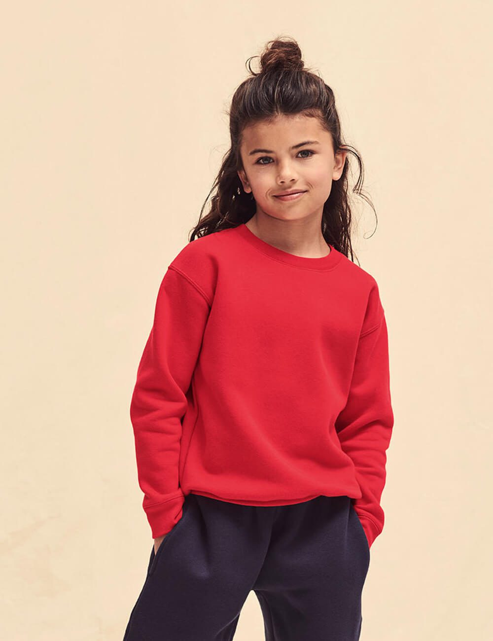 Fruit of the Loom Bluza dziecięca Premium Set-In Sweat 2 Fruit of the Loom Bluza dziecięca Premium Set-In Sweat - obrazek 2