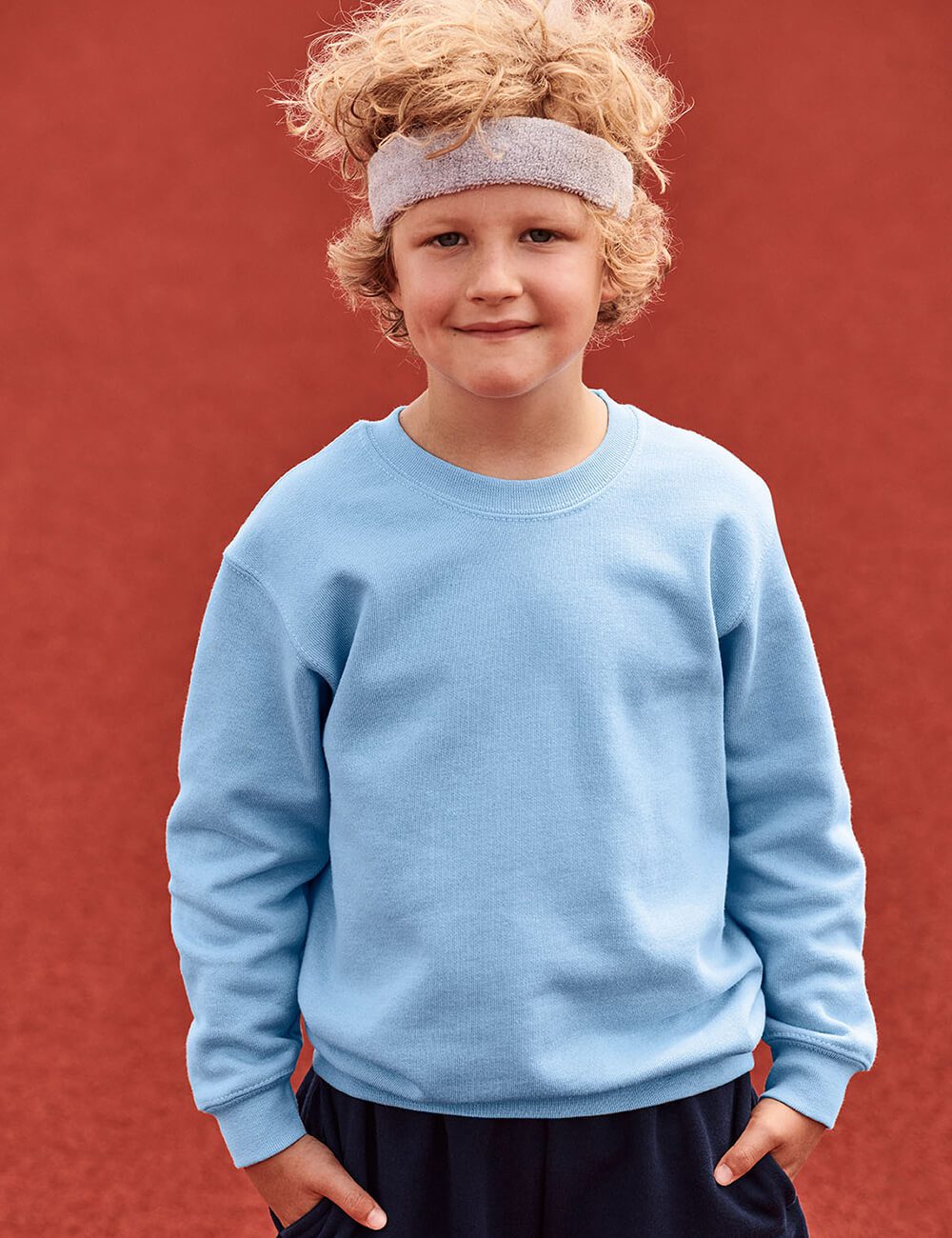 Fruit of the Loom Bluza dziecięca Classic set-in sweat 1 Fruit of the Loom Bluza dziecięca Classic set-in sweat