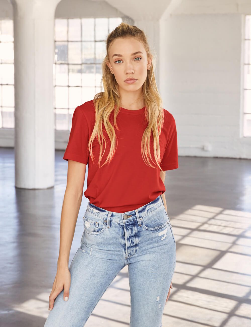 BELLA+CANVAS Koszulka damska Relaxed Jersey Short Sleeve Tee 1 BELLA Koszulka damska Relaxed Jersey Short Sleeve Tee