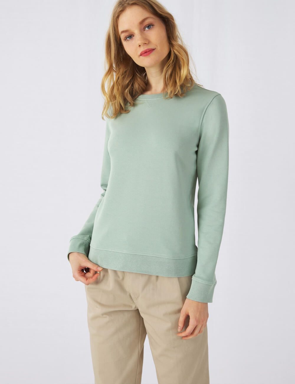 B&C Eko Bluza damska Organic Crew Neck 2 B&C Eko Bluza damska Organic Crew Neck - obrazek 2
