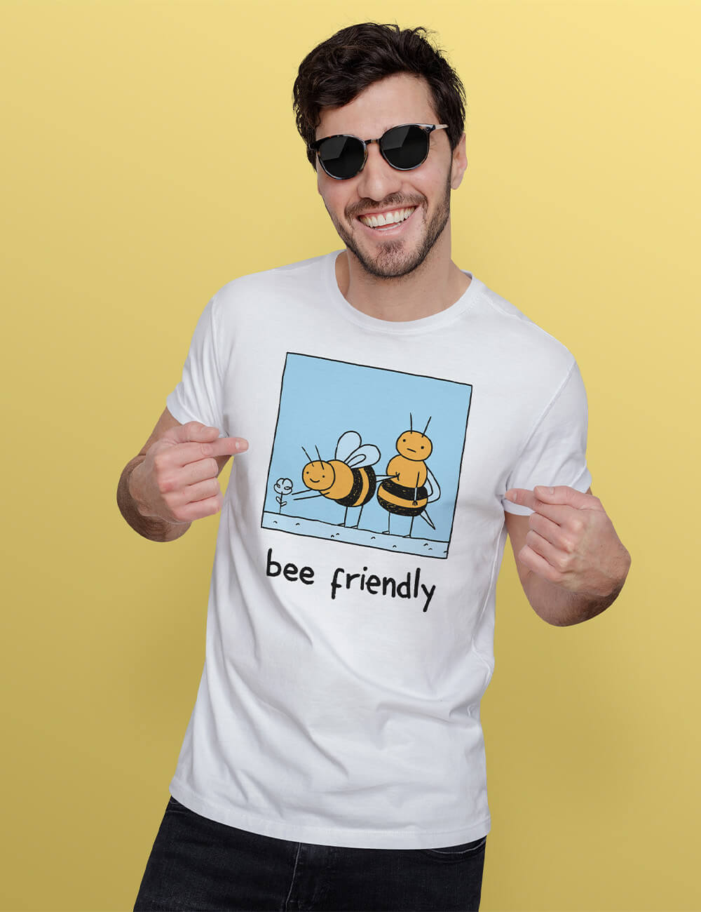 BEE FRIENDLY koszulka męska 3 BEE FRIENDLY