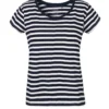 white/navy stripes