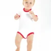BABYBUGZ Body niemowlęce z kontrastową lamówką