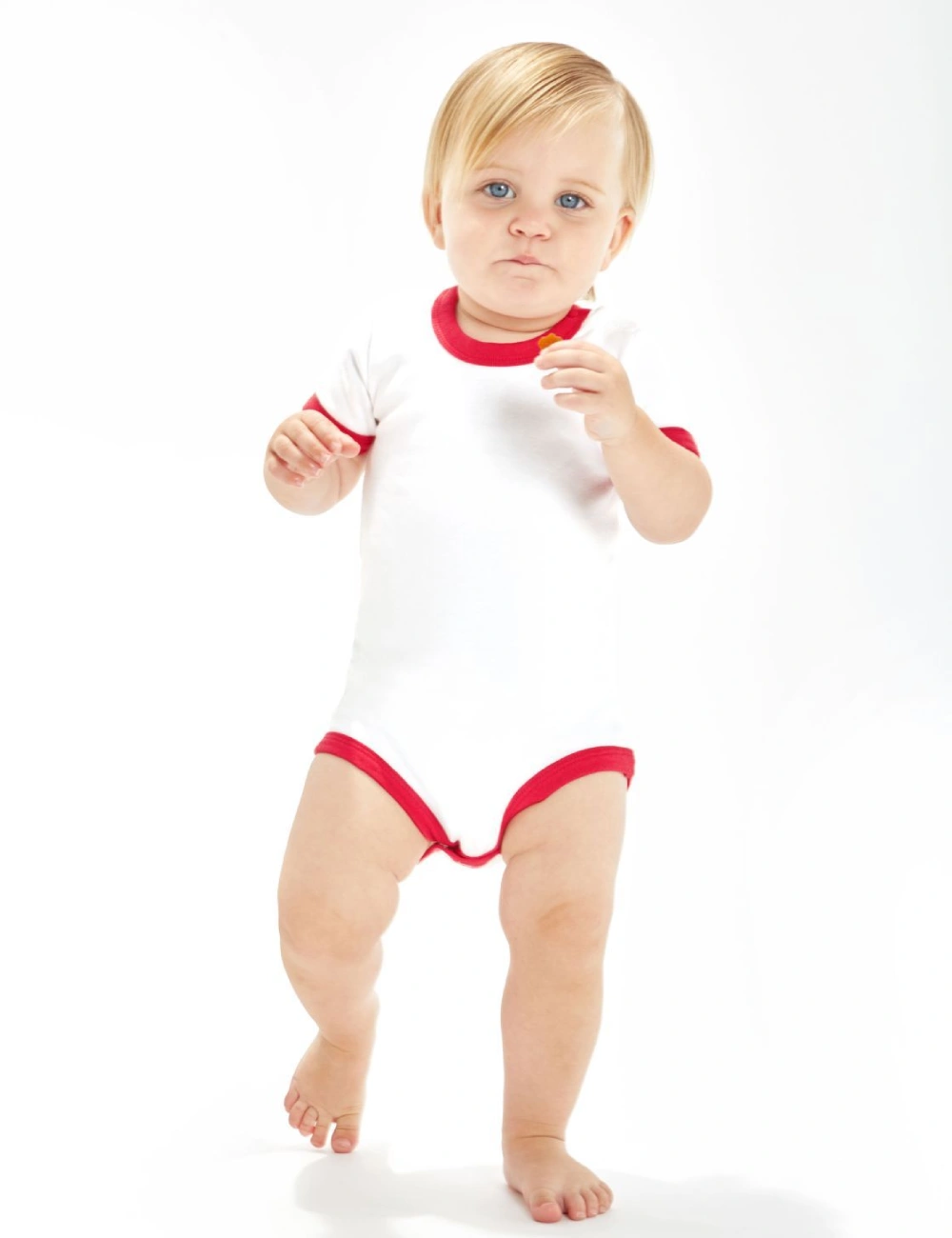 BABYBUGZ Body niemowlęce z kontrastową lamówką 1 BABYBUGZ Body niemowlęce z kontrastową lamówką