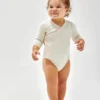 BABYBUGZ Niemowlęce body kimono z długim rękawem
