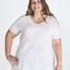 JHK Koszulka damska slub plus size