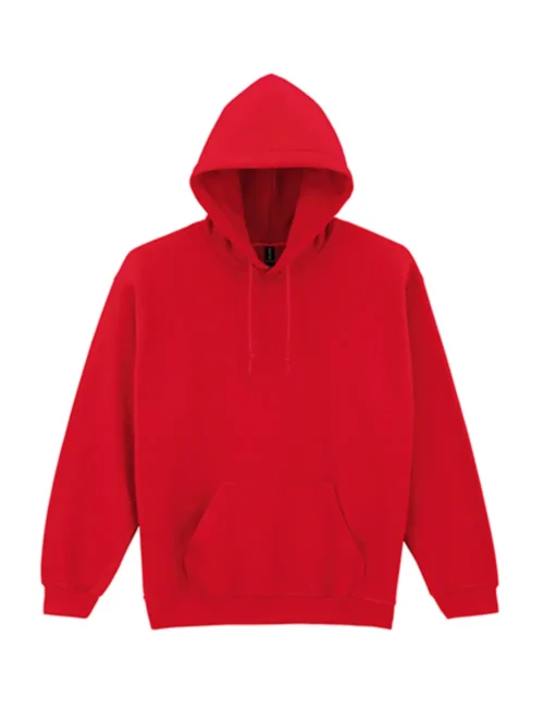 GILDAN bluza męska z kapturem Heavy Blend – red