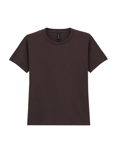 GILDAN Koszulka dziecięca Heavy Cotton™ Youth T-Shirt – Dark Chocolate