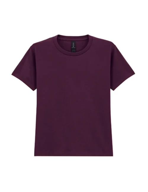 GILDAN Koszulka dziecięca Heavy Cotton™ Youth T-Shirt – maroon