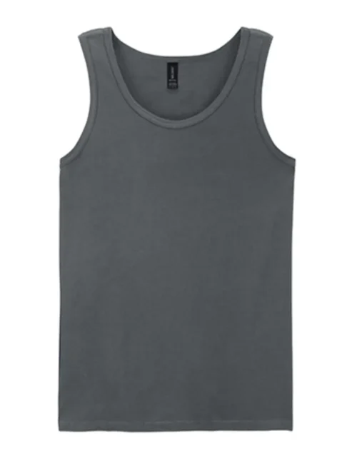 GILDAN koszulka męska Softstyle Tank Top – charcoal