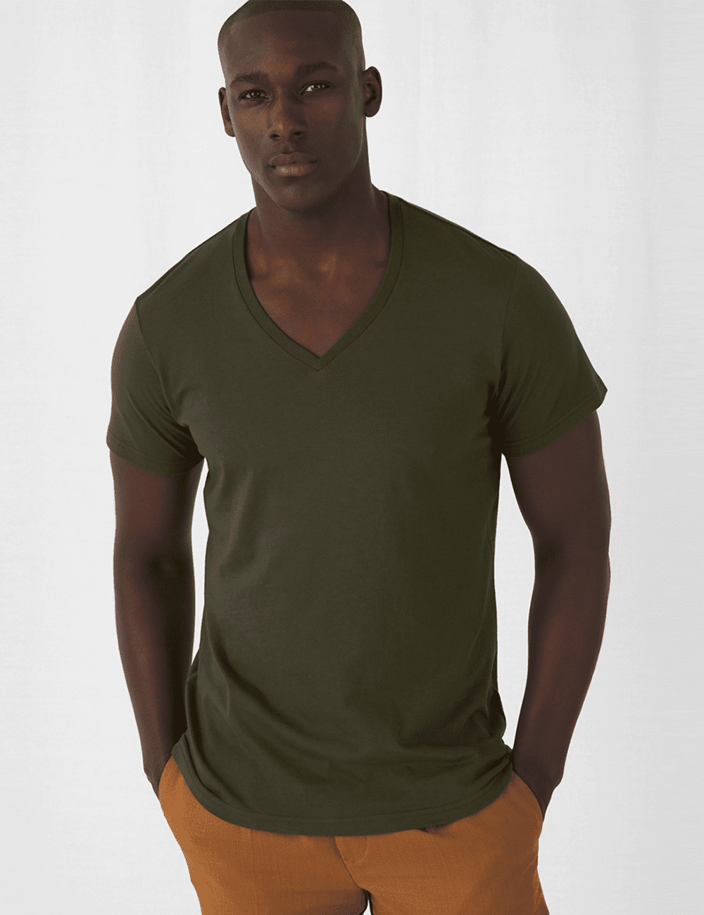 B&C Koszulka męska Inspire V-neck 1 B&C Eko Koszulka męska Inspire V-neck