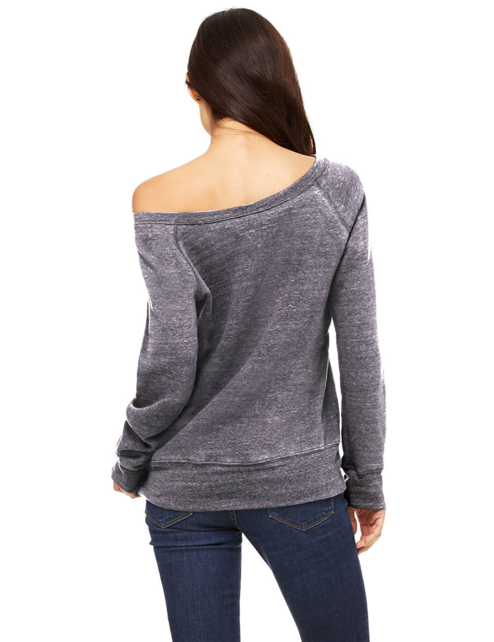 BELLA+CANVAS Bluza damska Sponge Fleece Wide Neck Sweatshirt 4 BELLA Bluza damska Sponge Fleece Wide Neck Sweatshirt