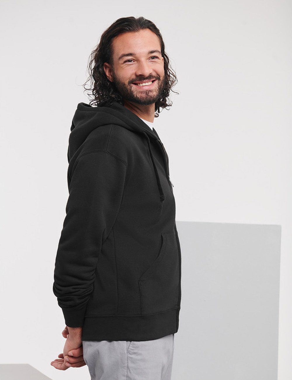 RUSSELL Bluza męska Authentic Zipped Hood Jacket 2 RUSSELL Bluza męska Authentic Zipped Hood Jacket - obrazek 2